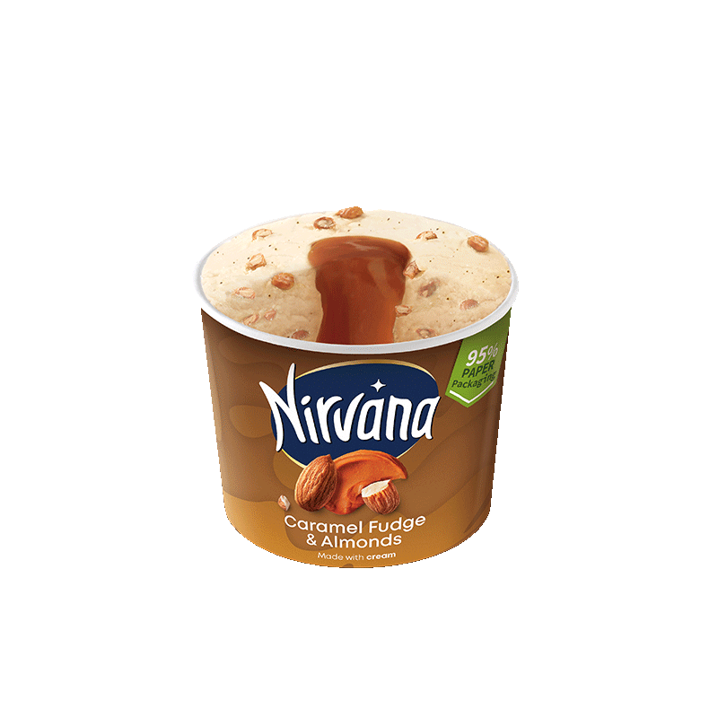 NIRVANA Caramel Fudge Bourbon Vanilla & Almonds
