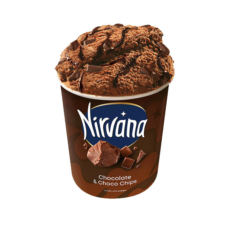 NIRVANA Chocolate & Choco Chips 0.47L