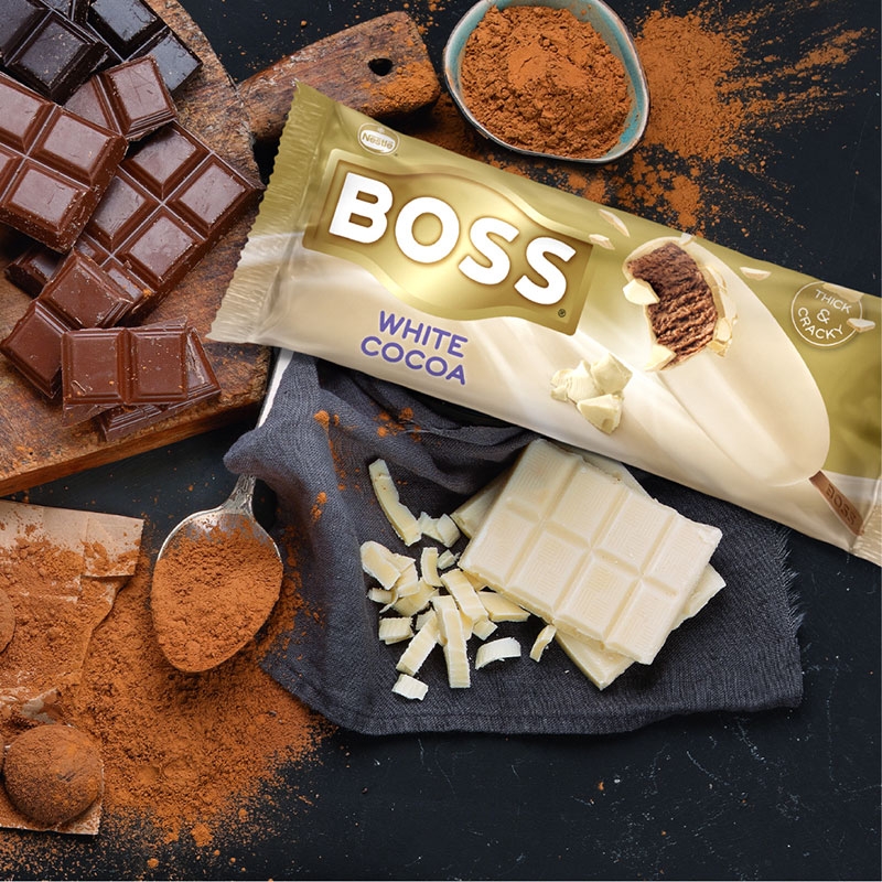 BOSS White Cocoa, bold &amp; irresistible