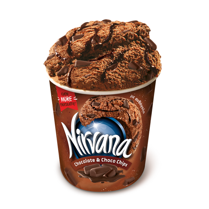 NIRVANA Chocolate & Choco Chips 0.85L